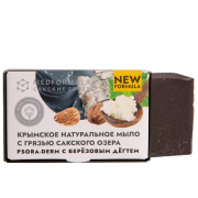 Мыло Psora-derm с берёзовым дёгтем Смягчение и восстановление с грязью Сакского озера Med Formula, 100 г