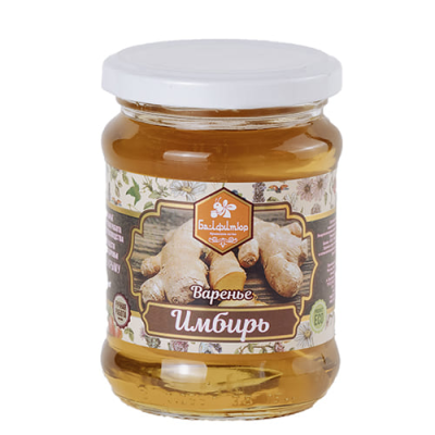Варенье натуральное крымское из имбиря, 330 г