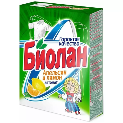 Стиральный порошок автомат Апельсин и Лимон, Биолан, 350 г