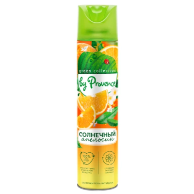 Освежитель воздуха Солнечный апельсин, Green Collection by Provence, 300 мл