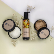 Подарочный SPA-бокс для тела Фруктовый фреш ( гель для душа, скраб для тела, крем- баттер для тела)