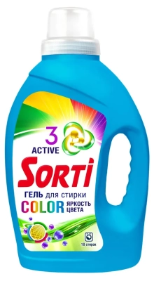 Гель для стирки Sorti (Сорти) Color,1,2 л