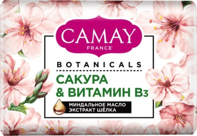 Туалетное мыло Botanicals Сакура и Витамин В3, Camay, 85 г