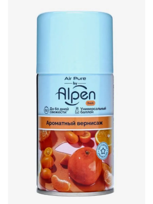 Освежитель воздуха автомат (сменный блок) Ароматный вернисаж, Alpen, 250 мл