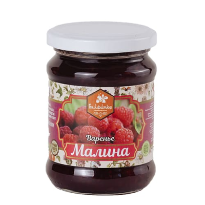 Варенье натуральное крымское из малины, 330 г