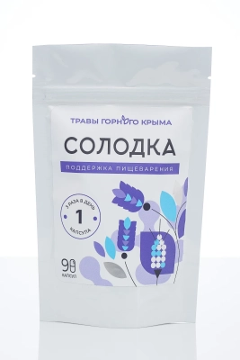 Капсулы Солодка для нормализации пищеварения, 90 шт
