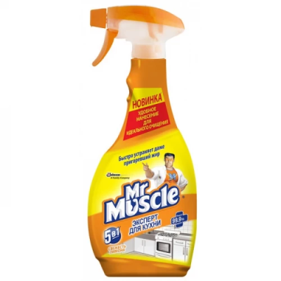Эксперт для кухни 5в1 Свежесть лимона, Mr. Muscle, 450 мл