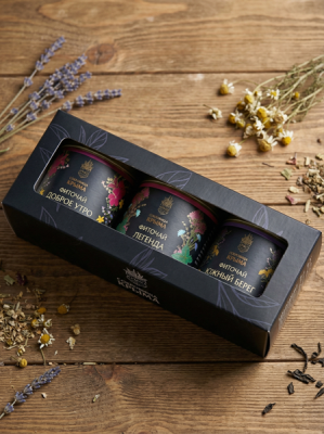 Набор фиточая подарочный Доброе утро + Легенда + Южный берег, 270 г