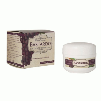 Крем на натуральной винной основе "Бастардо" для области вокруг глаз ночной питательный