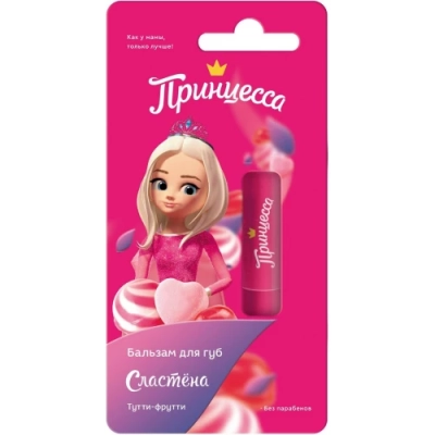 Детский бальзам для губ Сластёна с ароматом Тутти-фрутти