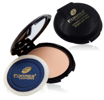 Пудра компактная 3012 А (02) бежевый кремовый