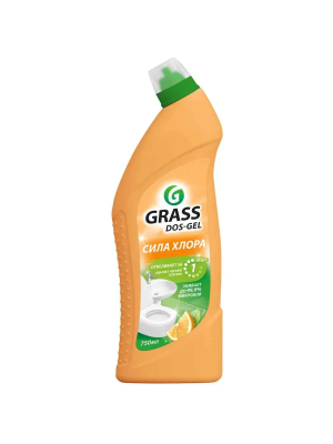 WC гель кислотное чистящее средство для сантехники Цитрус, GRASS, 750 мл