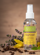 Гидролат Для лица Тонизирование, гидролат иланг-иланга, экстракт кофе и чабреца, 100 мл