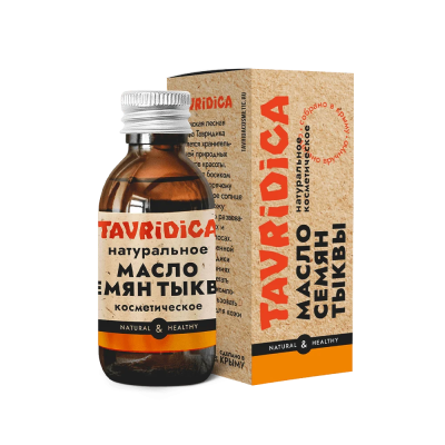 Масло Семян тыквы натуральное, TAVRIDICA, 90 г