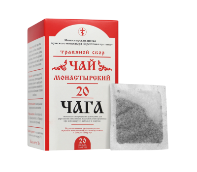 Чай №20 Чага Солох-Аул, 20 пакетиков по 30 г