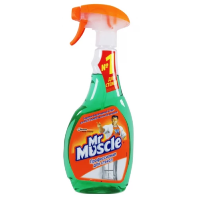 Моющее для стекла с нашатырным спиртом, Mr. Muscle, 530 мл