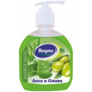 Жидкое мыло Алоэ и олива, Минута, 500 мл