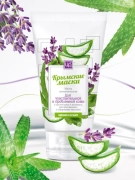 Крымская маска для чувствительной и проблемной кожи с пастой алоэ и каланхоэ