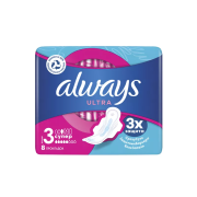 Прокладки Ultra Супер, 5 капель, Always, 8 шт