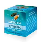 Биокрем для лица с экстрактом моллюска мидии Энергия моря, 30 г