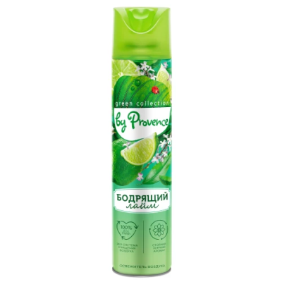 Освежитель воздуха Бодрящий лайм, Green Collection by Provence, 300 мл