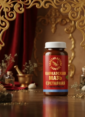 Кавказская мазь для тела Суставная с окопником, 30 г