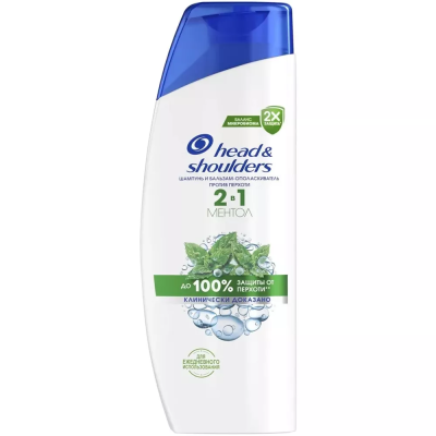 Шампунь-бальзам для волос Ментол 2 в 1, Head and Shoulders, 200 мл