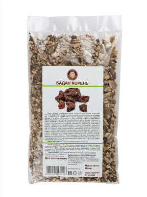 Бадан корень целебный траввяной сбор, 100 гр