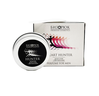 Духи сухие Heart Hunter с феромонами для мужчин Cosmos, 20 мл