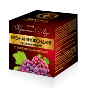 Крем-антиоксидант увлажняющий с экстрактом винограда "Крымская лоза", 30г