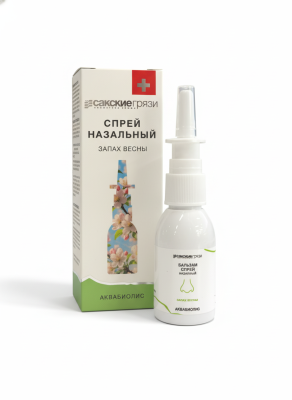 Спрей-бальзам для носа Запах весны Аквабиолис, 30 мл