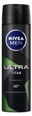 ​Мужской дезодорант-антиперспирант спрей NIVEA MEN Ultra Titan,150 мл