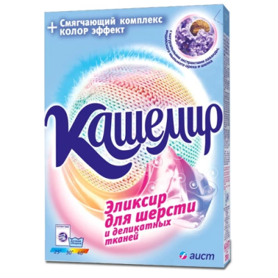Стиральный порошок для шерсти и деликатных тканей Кашемир, Аист, 350 г