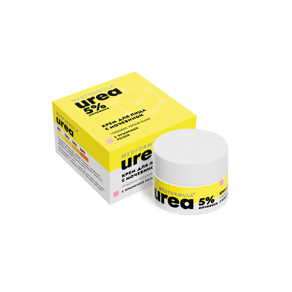Крем для лица с мочевиной и крымской розой 5% для атопичной кожи, 50 г (Дом  Природы), купить в