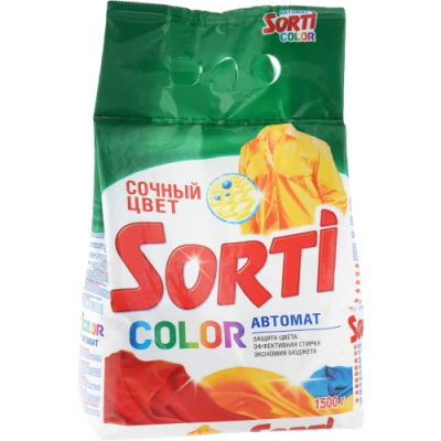 Стиральный порошок автомат Color, Sorti, 1,5 кг