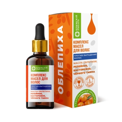 Комплекс масел для волос Против выпадения волос Облепиха, 25 г