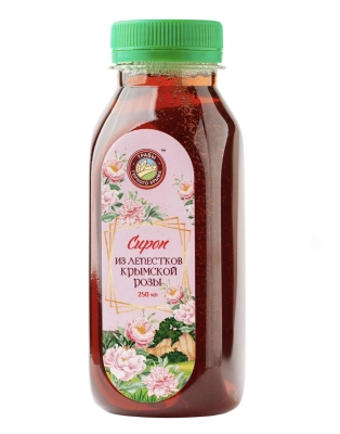 Сироп из лепестков крымской розы, 250 мл