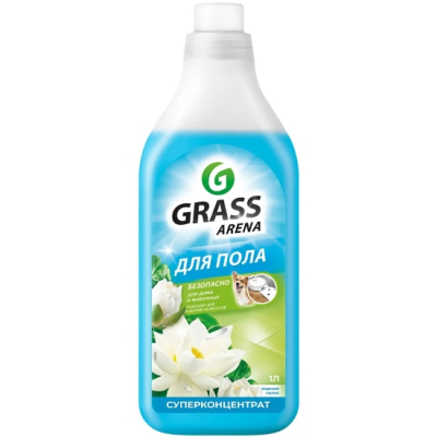 Средство для мытья полов Arena Водяная Лилия, Grass, 1 л