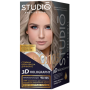 Стойкая крем-краска Studio 90.105 Пепельный блондин