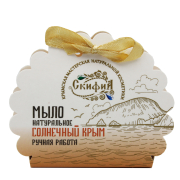 Мыло в сувенирной коробочке "Солнечный Крым" ручной работы, 30г