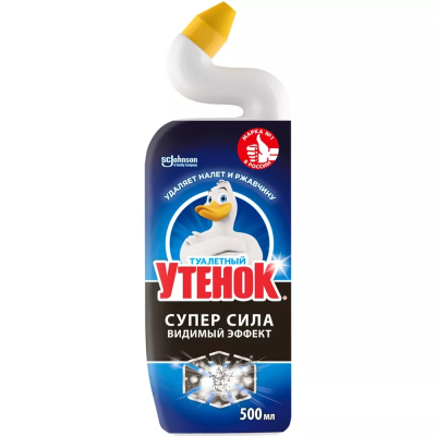 Средство для чистки унитаза Видимый эффект, Туалетный Утенок, 500 мл