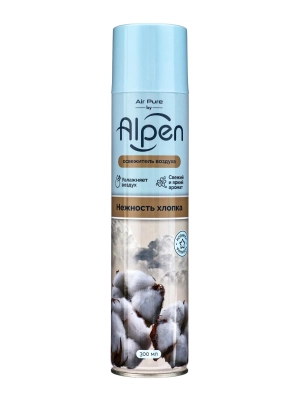 Освежитель воздуха Нежность Хлопка, аэрозоль, Alpen, 300 мл