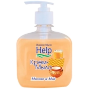 Жидкое крем-мыло Молоко и Мёд, с дозатором, 300 мл