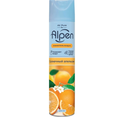 Освежитель воздуха Солнечный апельсин, аэрозоль, Alpen, 300 мл