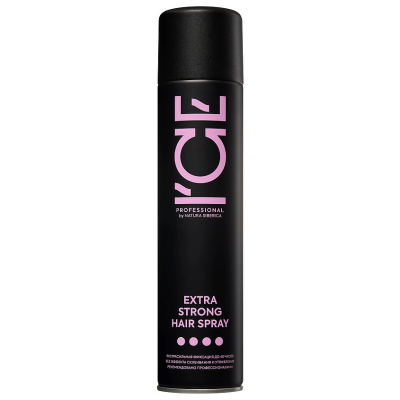 Лак для волос Extra Strong Hair Spray, экстрасильная фиксация, ICE Professional, 300 мл