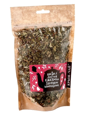 Сбор трав в крафт-пакете "Ассорти №5" с кизилом Крым-чай, 70 г