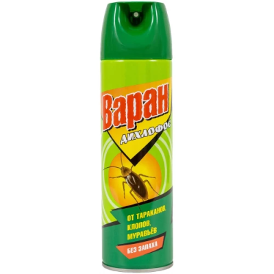 Дихлофос без запаха универсальный от всех насекомых, Варан, 440 мл