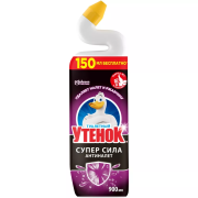 Средство для чистки унитаза Супер сила, Антиналет, Туалетный Утенок, 900 мл