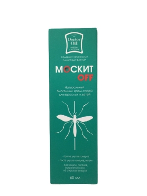 Cпрей от комаров и москитов "МоскитOFF", 60 мл