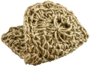 Кесе. Рукавица для пилинга из натуральной джутовой нити